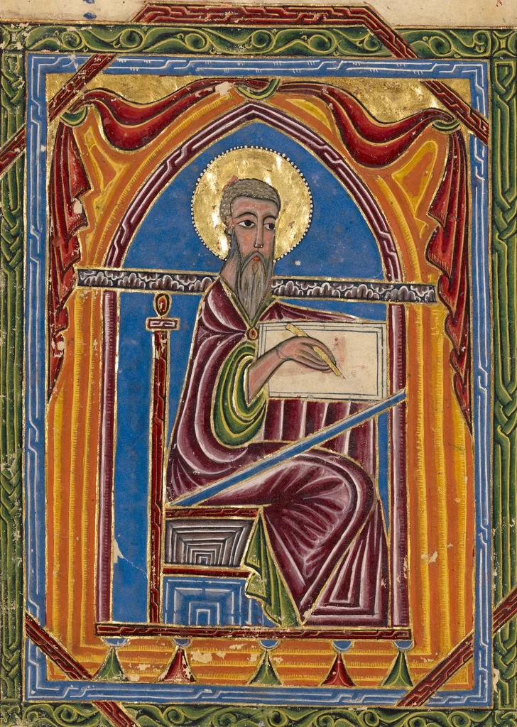An illustration from Gospel Book, 1615, leaf 19