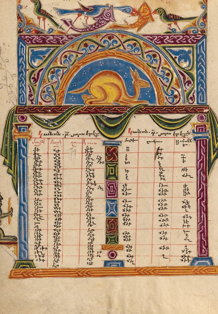 An illustration from Gospel Book, 1615, leaf 4