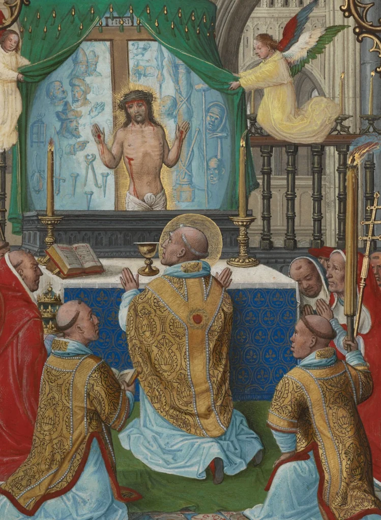 An illustration from Two Leaves from the Munich-Montserrat Hours, 1535, leaf 3