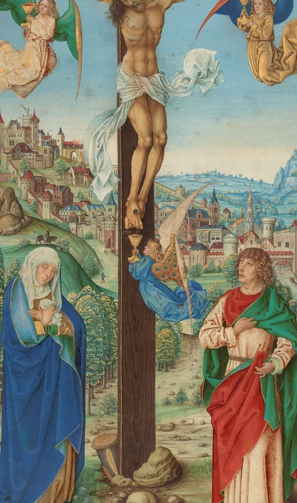 An illustration from Miniature, Possibly from a Manuscript, 1450, leaf 1