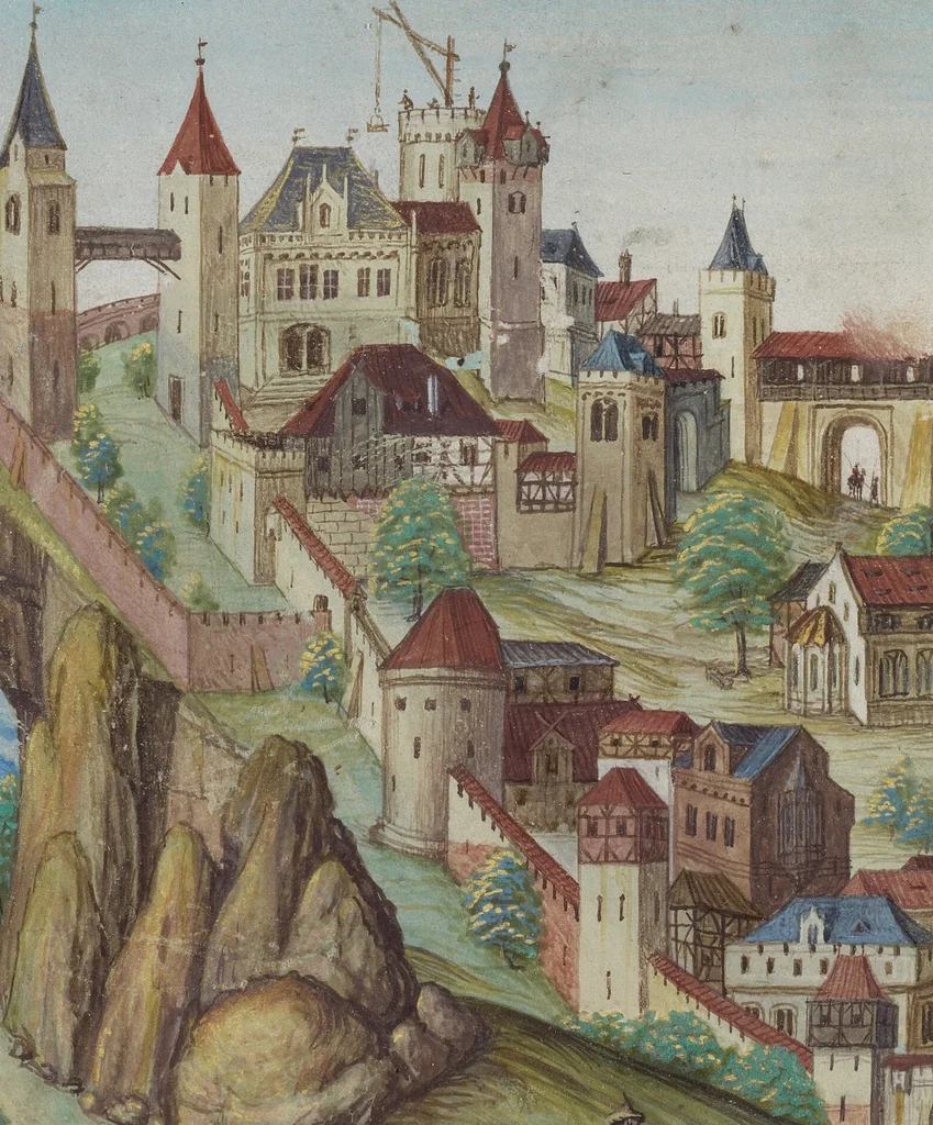 An illustration from Miniature, Possibly from a Manuscript, 1450, leaf 2