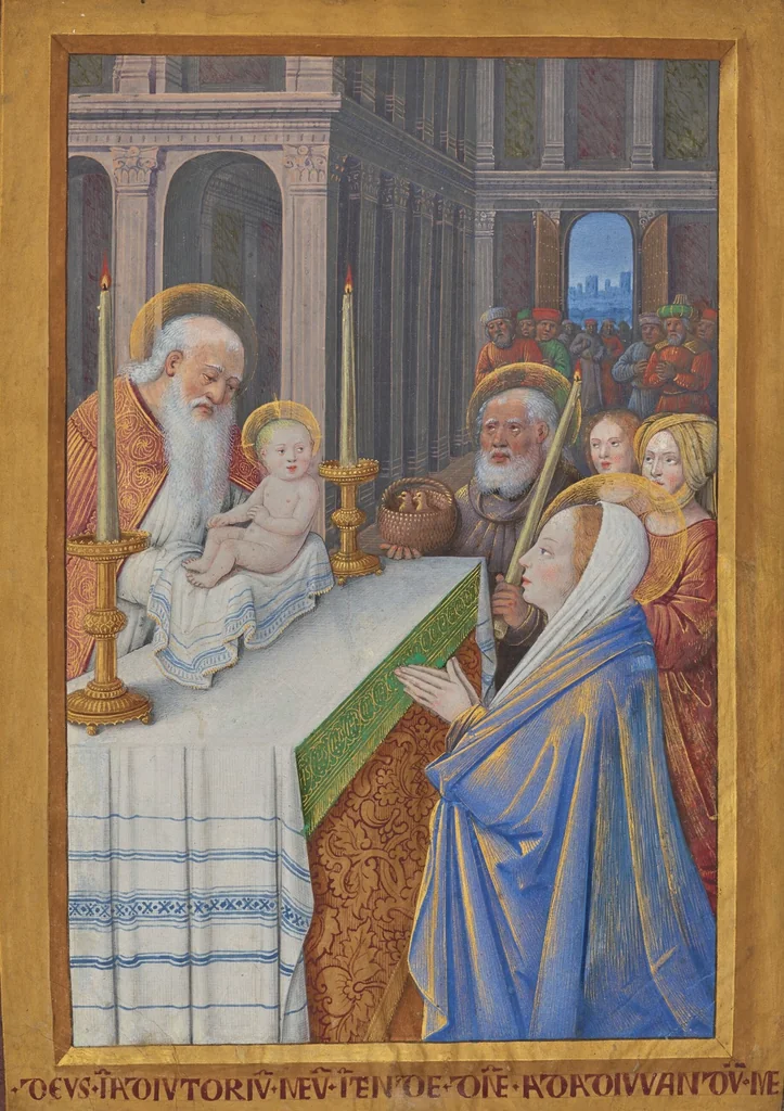 An illustration from Leaf from the Hours of Louis XII, 1498, leaf 2