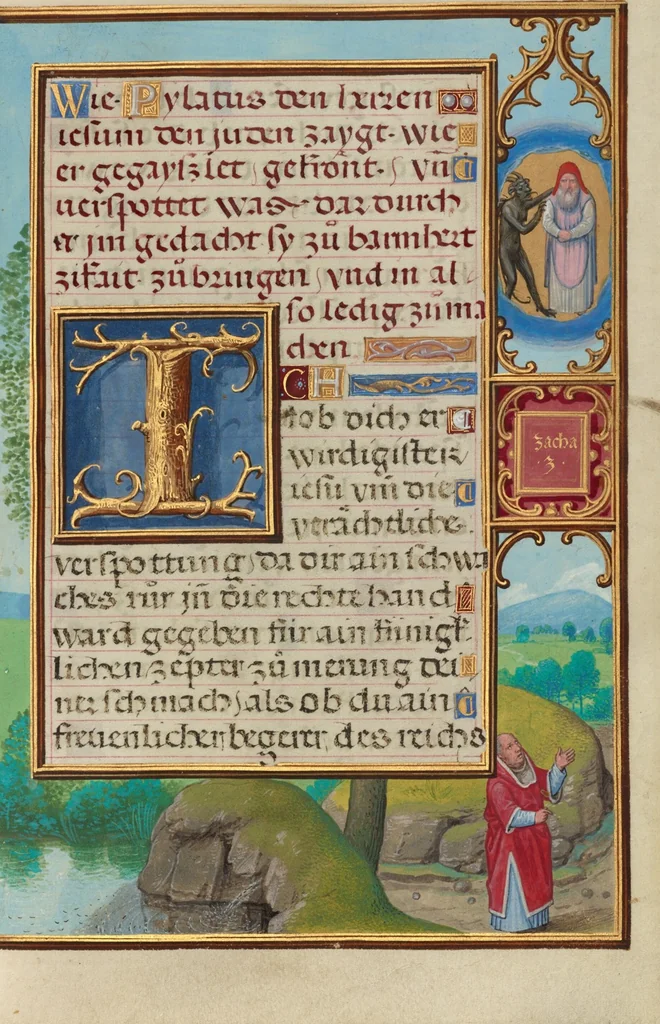 An illustration from Prayer Book of Cardinal Albrecht of Brandenburg, 1525, leaf 23