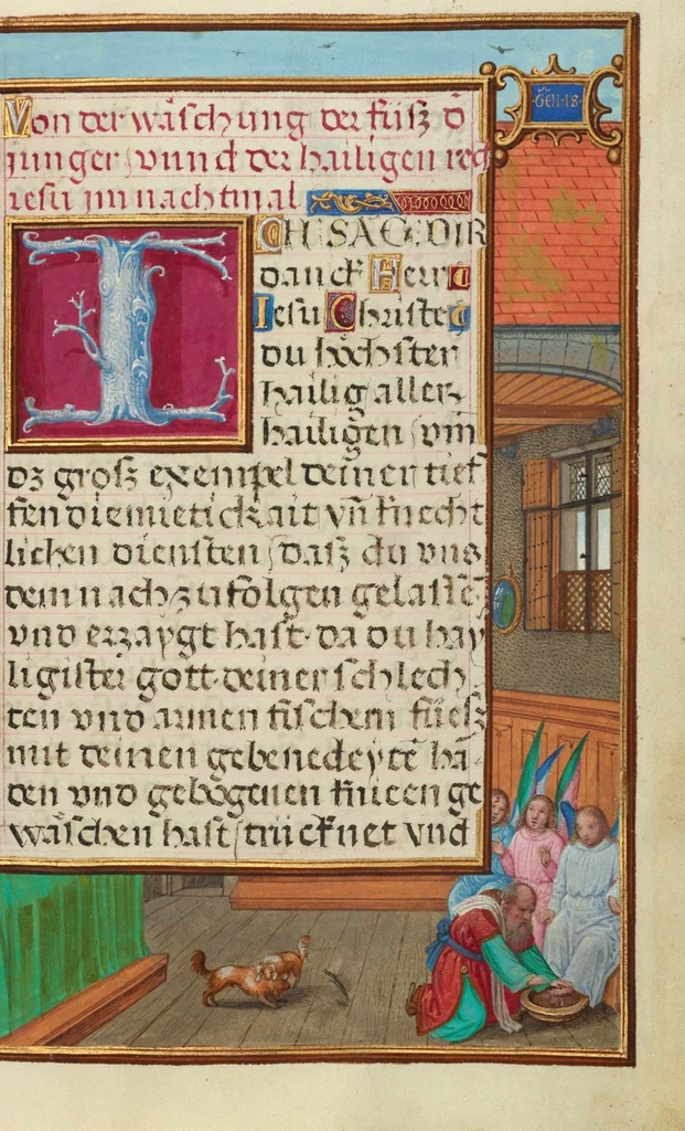 An illustration from Prayer Book of Cardinal Albrecht of Brandenburg, 1525, leaf 3
