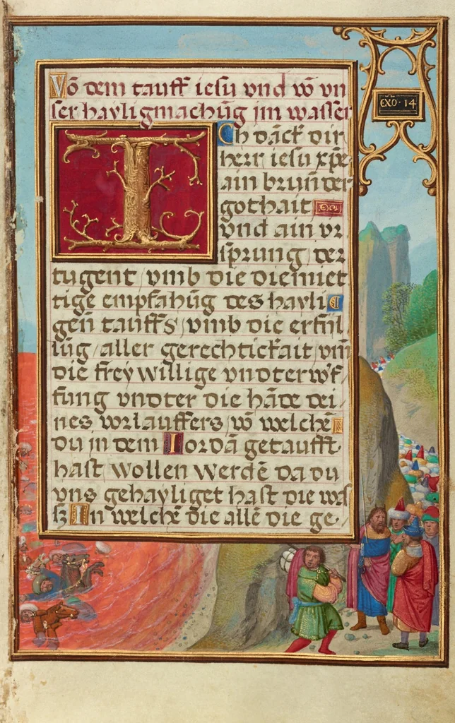 An illustration from Prayer Book of Cardinal Albrecht of Brandenburg, 1525, leaf 31