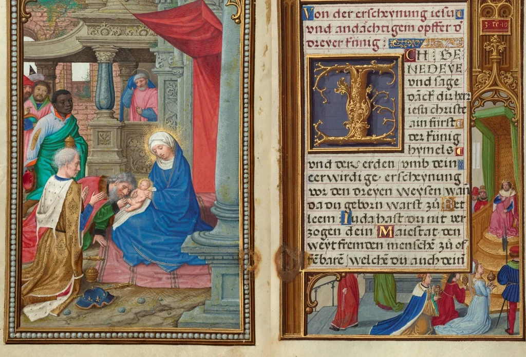 An illustration from Prayer Book of Cardinal Albrecht of Brandenburg, 1525, leaf 35