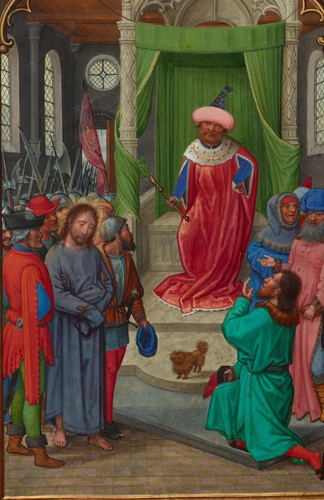 An illustration from Prayer Book of Cardinal Albrecht of Brandenburg, 1525, leaf 42