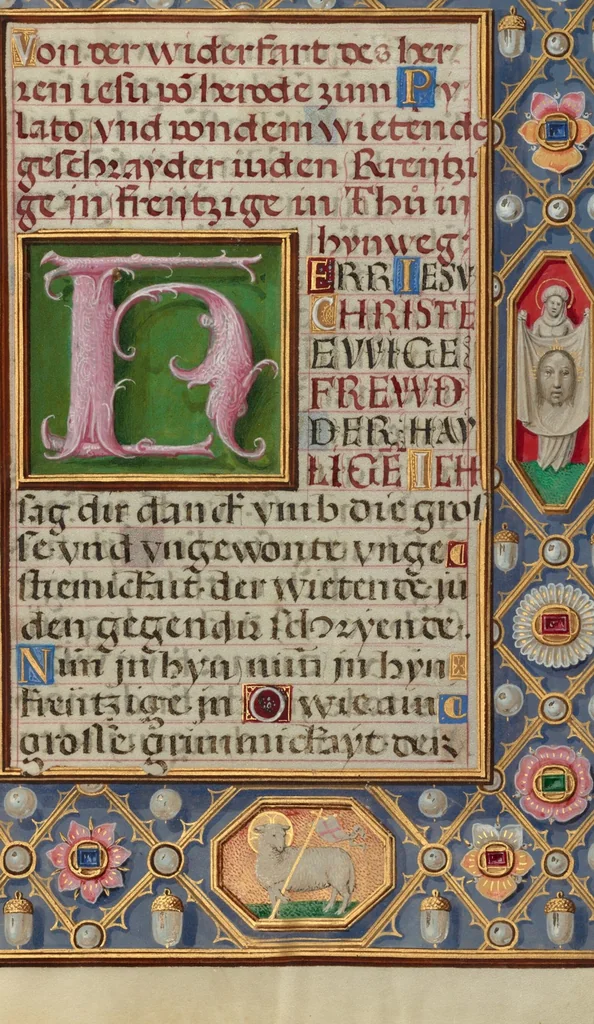 An illustration from Prayer Book of Cardinal Albrecht of Brandenburg, 1525, leaf 47