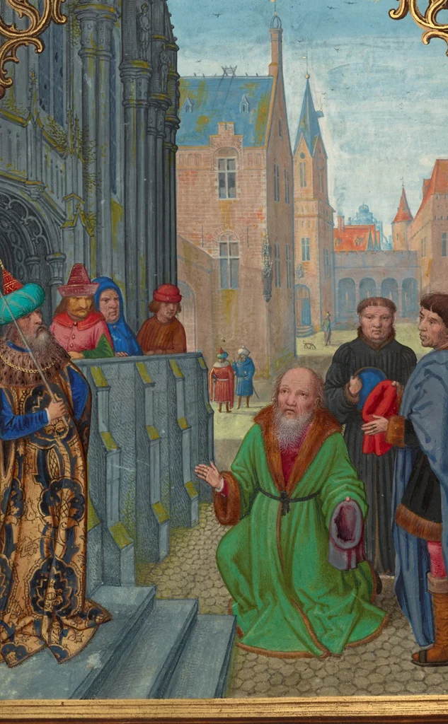 An illustration from Prayer Book of Cardinal Albrecht of Brandenburg, 1525, leaf 55