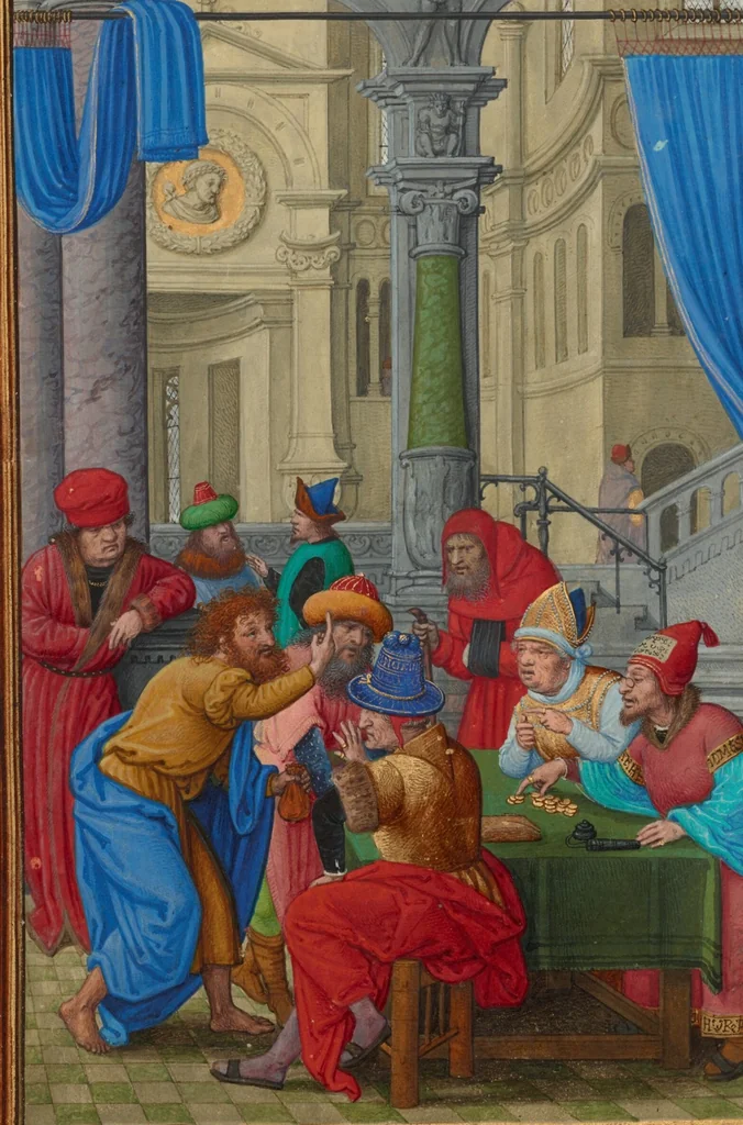 An illustration from Prayer Book of Cardinal Albrecht of Brandenburg, 1525, leaf 56