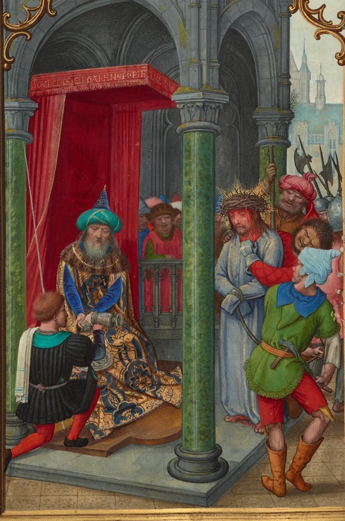 An illustration from Prayer Book of Cardinal Albrecht of Brandenburg, 1525, leaf 57