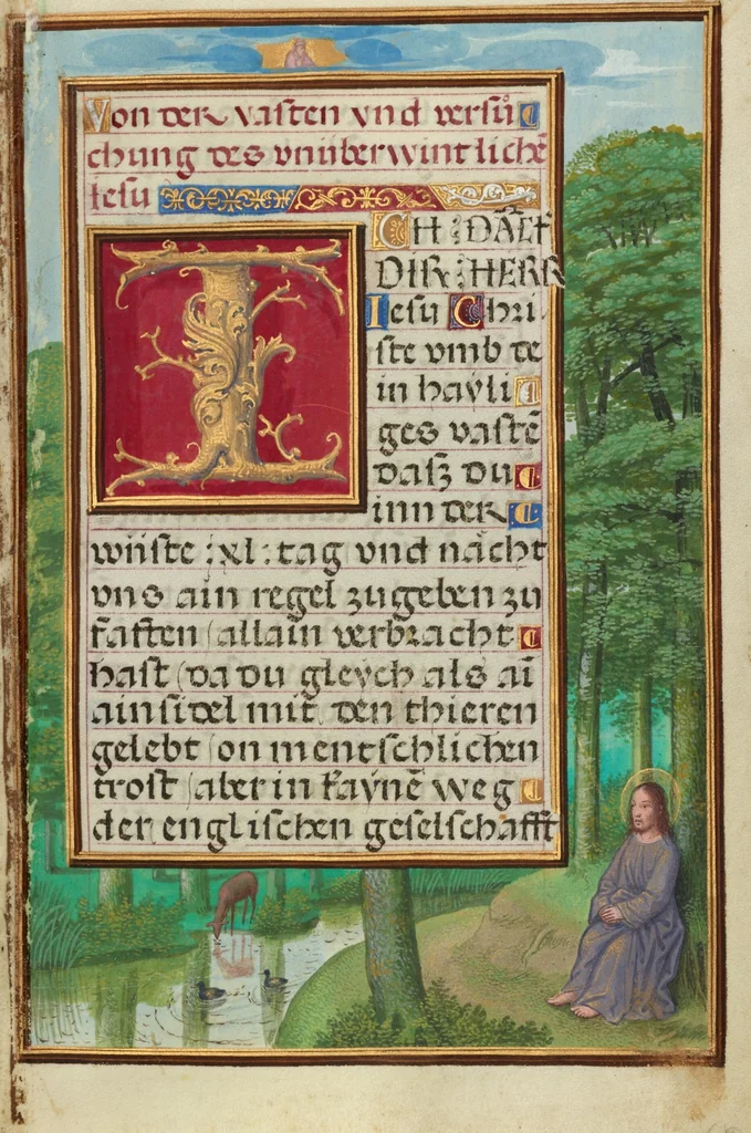An illustration from Prayer Book of Cardinal Albrecht of Brandenburg, 1525, leaf 6