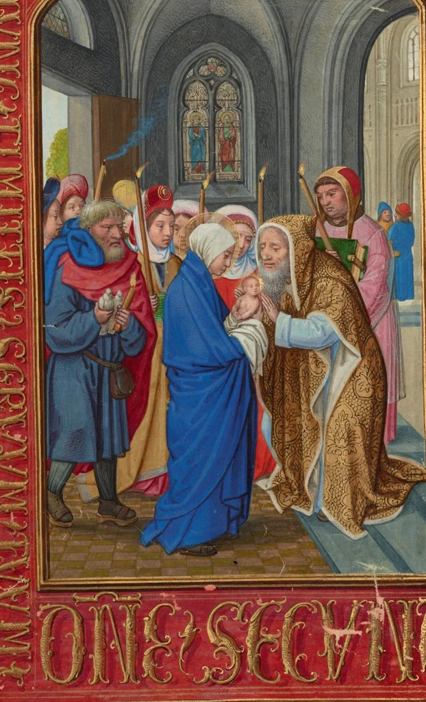An illustration from Prayer Book of Cardinal Albrecht of Brandenburg, 1525, leaf 83