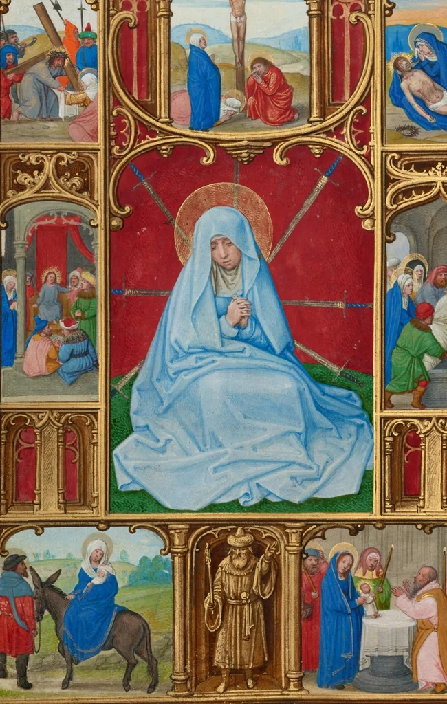 An illustration from Prayer Book of Cardinal Albrecht of Brandenburg, 1525, leaf 85
