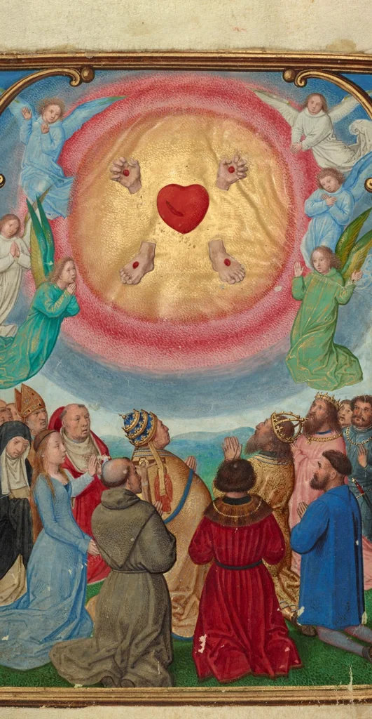 An illustration from Prayer Book of Cardinal Albrecht of Brandenburg, 1525, leaf 88