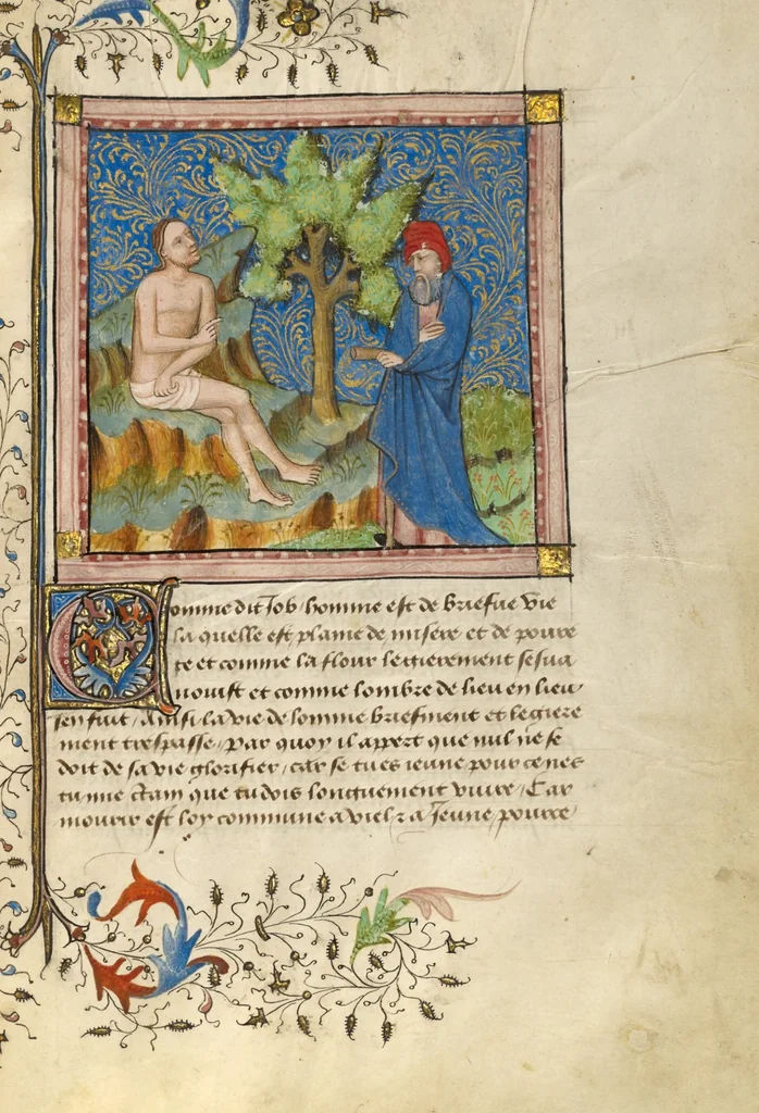 An illustration from Livre de Bonnes Meurs, 1430, leaf 3