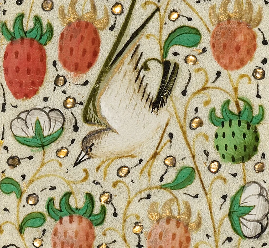 An illustration from Miniatures from Boethius, Consolation de philosophie, 1460, leaf 3