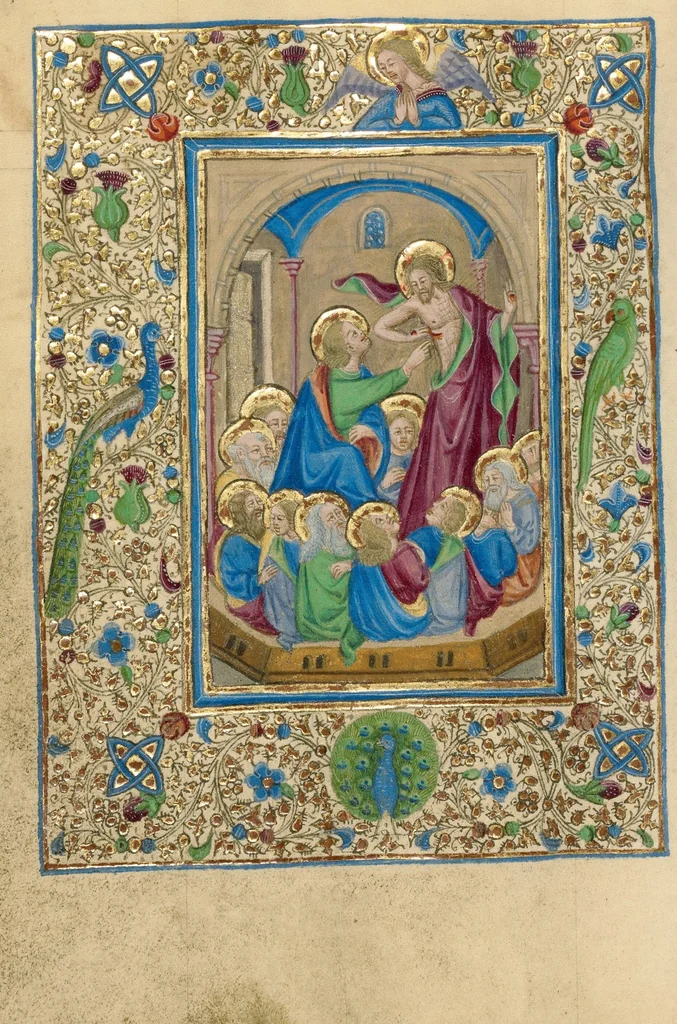 An illustration from Book of Hours, 1460, leaf 11