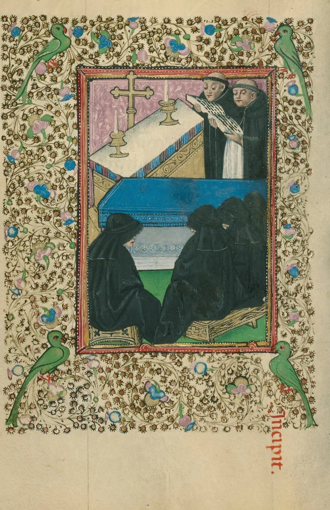 An illustration from Book of Hours, 1460, leaf 23