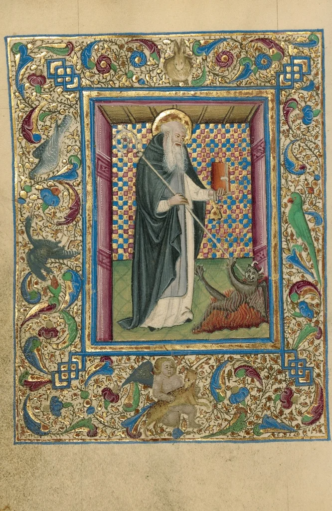 An illustration from Book of Hours, 1460, leaf 26