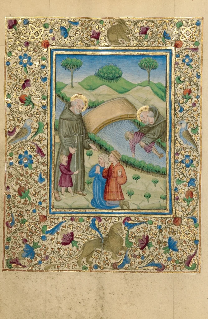 An illustration from Book of Hours, 1460, leaf 29