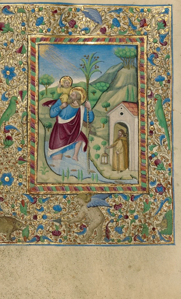 An illustration from Book of Hours, 1460, leaf 30