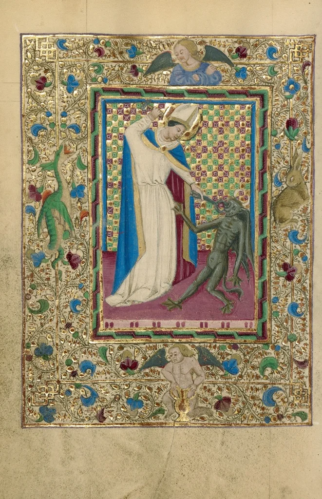 An illustration from Book of Hours, 1460, leaf 31