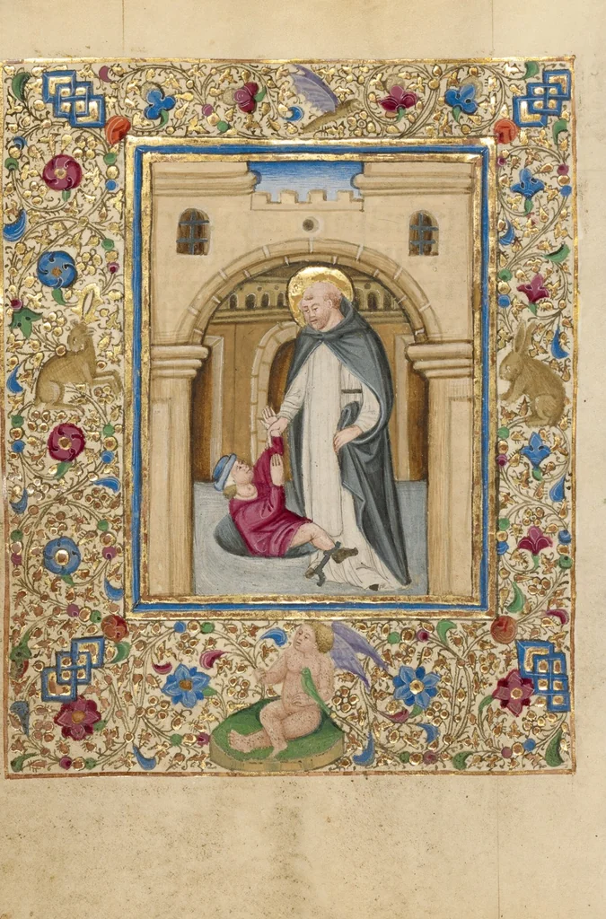 An illustration from Book of Hours, 1460, leaf 34