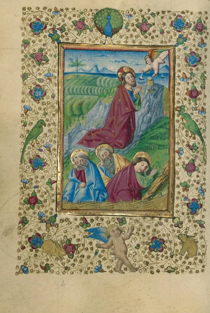 An illustration from Book of Hours, 1460, leaf 37