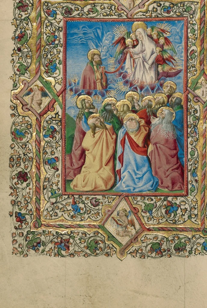 An illustration from Book of Hours, 1460, leaf 41