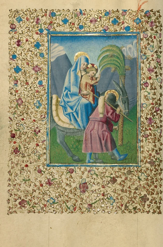An illustration from Book of Hours, 1460, leaf 46