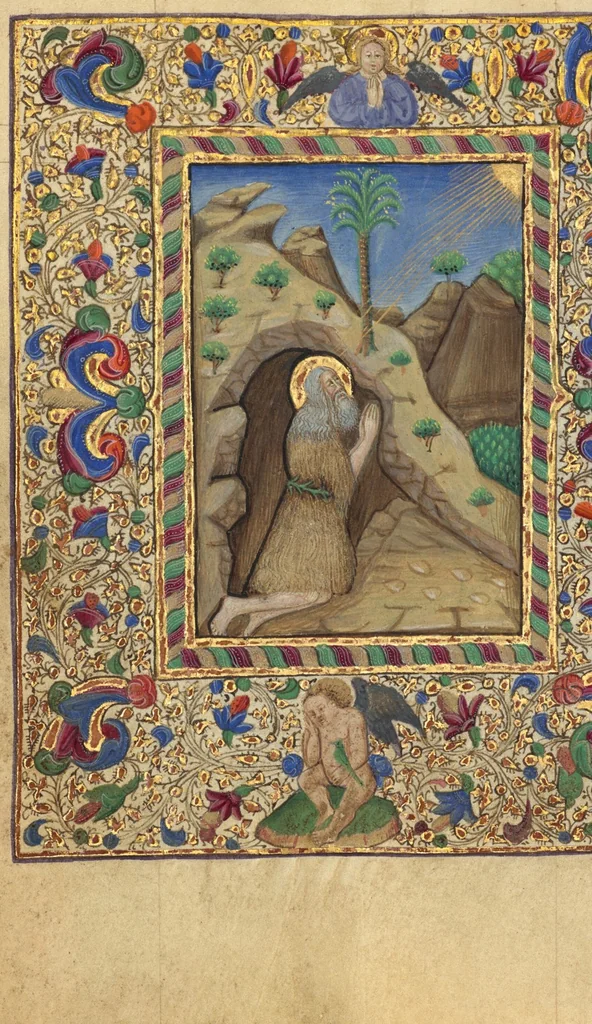 An illustration from Book of Hours, 1460, leaf 47
