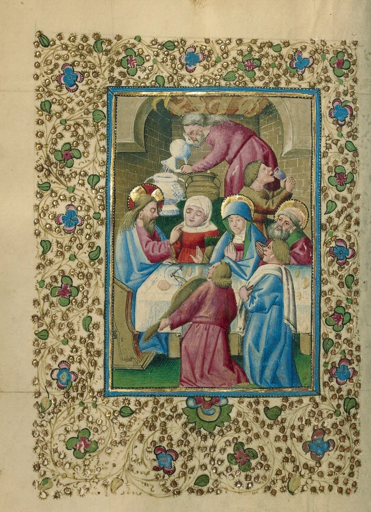 An illustration from Book of Hours, 1460, leaf 49