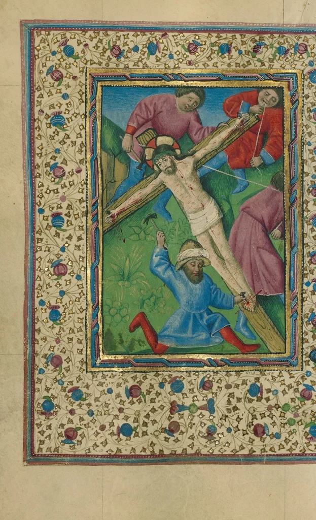 An illustration from Book of Hours, 1460, leaf 5