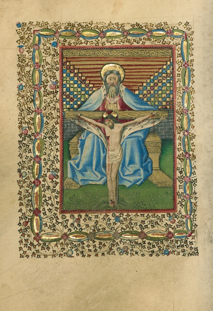 An illustration from Book of Hours, 1460, leaf 55