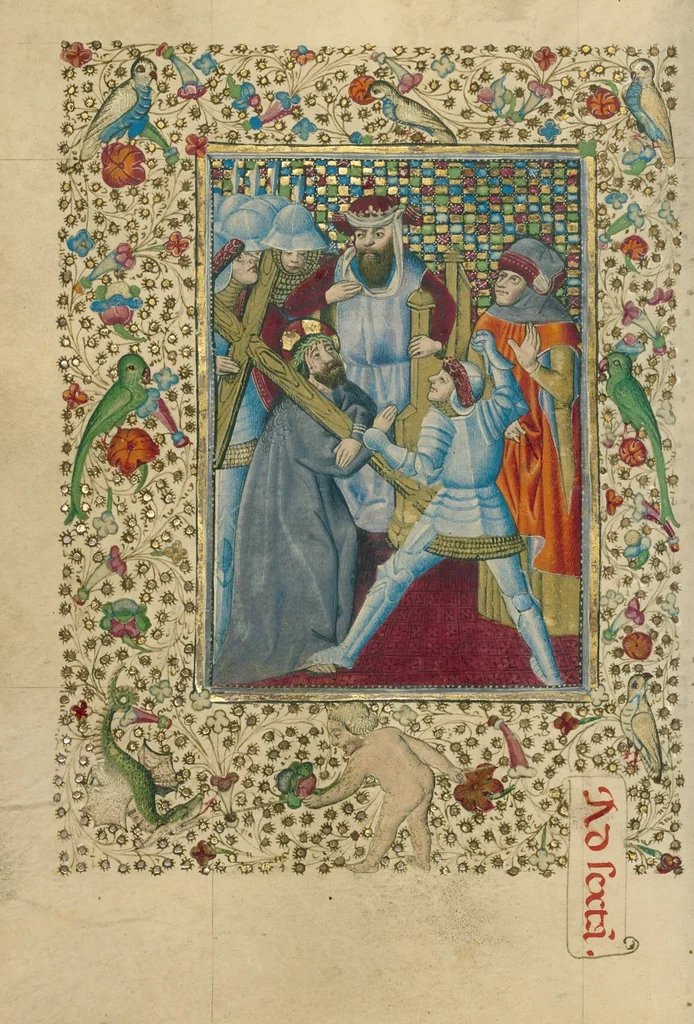 An illustration from Book of Hours, 1460, leaf 59