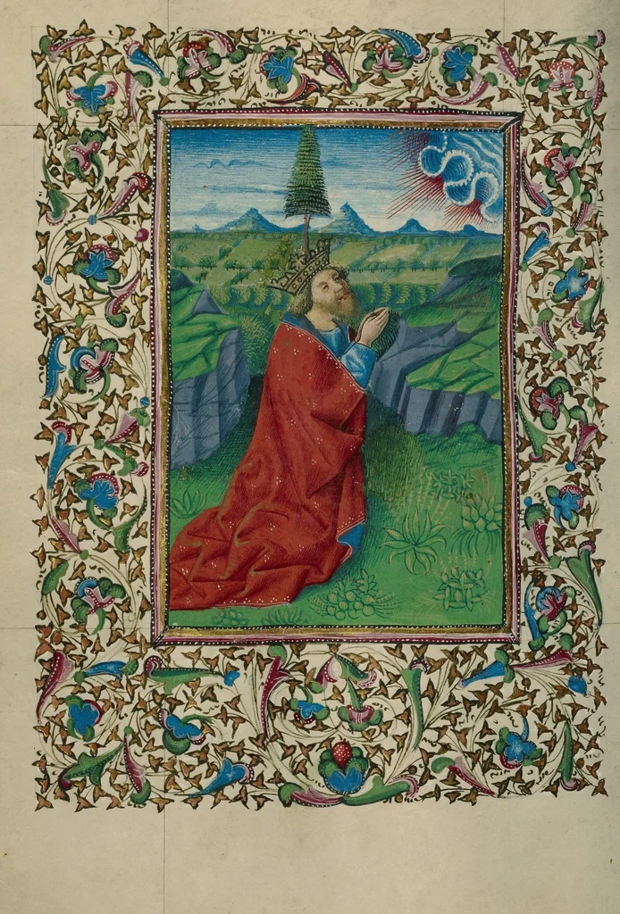 An illustration from Book of Hours, 1460, leaf 8