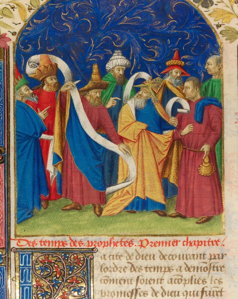 An illustration from Cité de Dieu, 1440, leaf 5