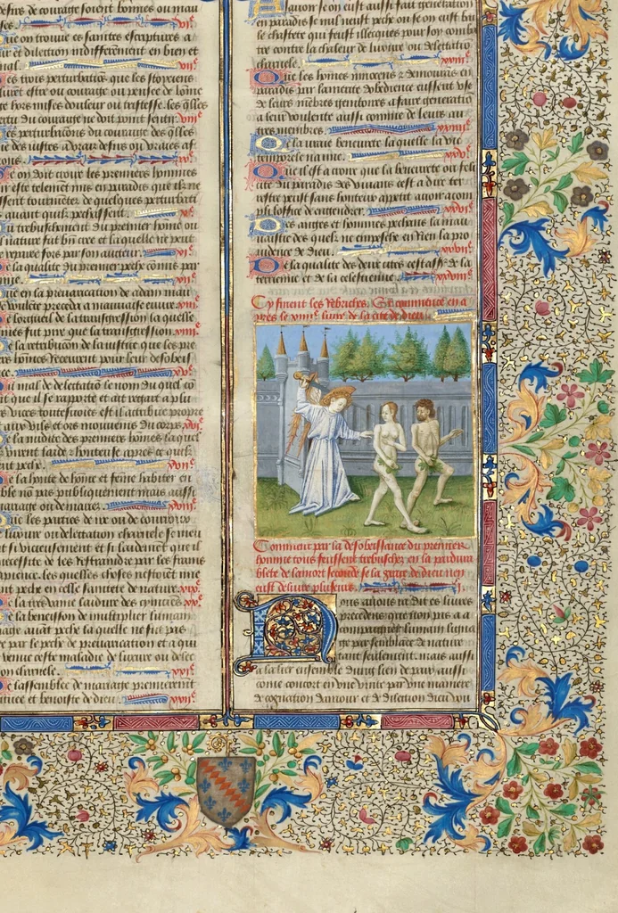 An illustration from Cité de Dieu, 1440, leaf 6