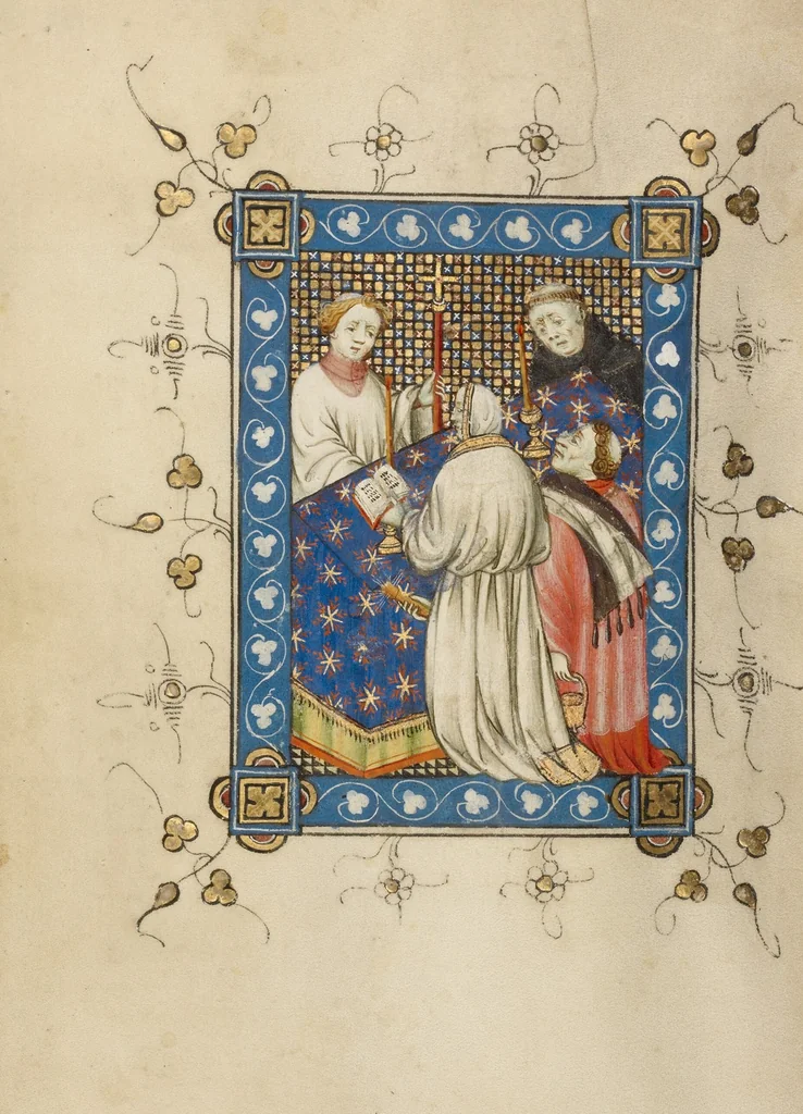 An illustration from Book of Hours, 1405, leaf 12