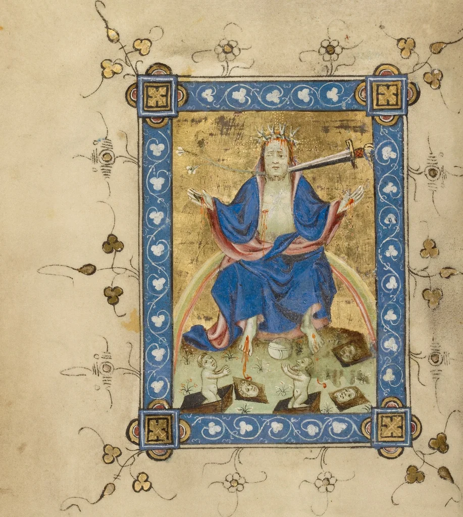 An illustration from Book of Hours, 1405, leaf 17