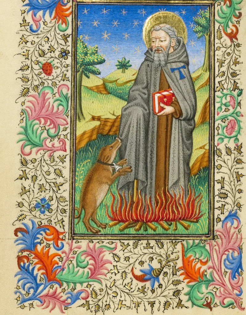 An illustration from Book of Hours, 1430, leaf 17
