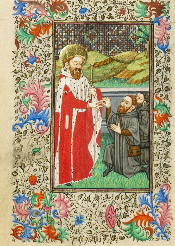 An illustration from Book of Hours, 1430, leaf 22