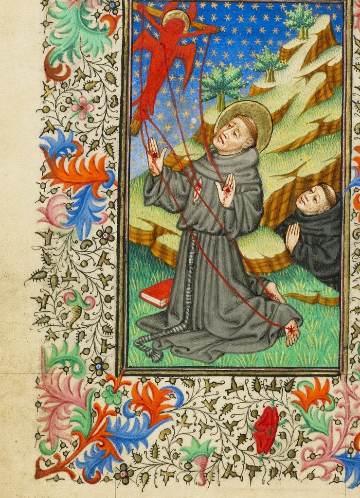 An illustration from Book of Hours, 1430, leaf 24