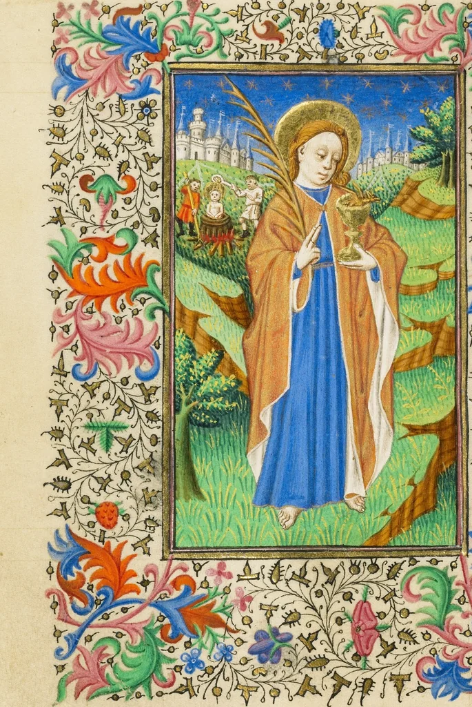 An illustration from Book of Hours, 1430, leaf 27