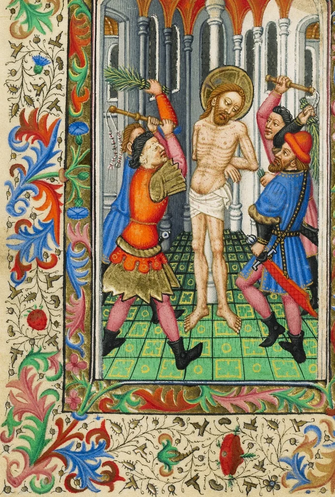 An illustration from Book of Hours, 1430, leaf 38