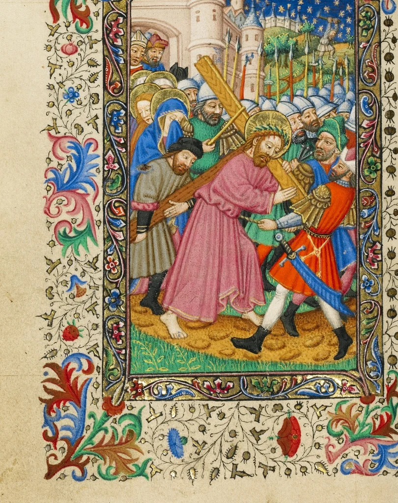 An illustration from Book of Hours, 1430, leaf 45