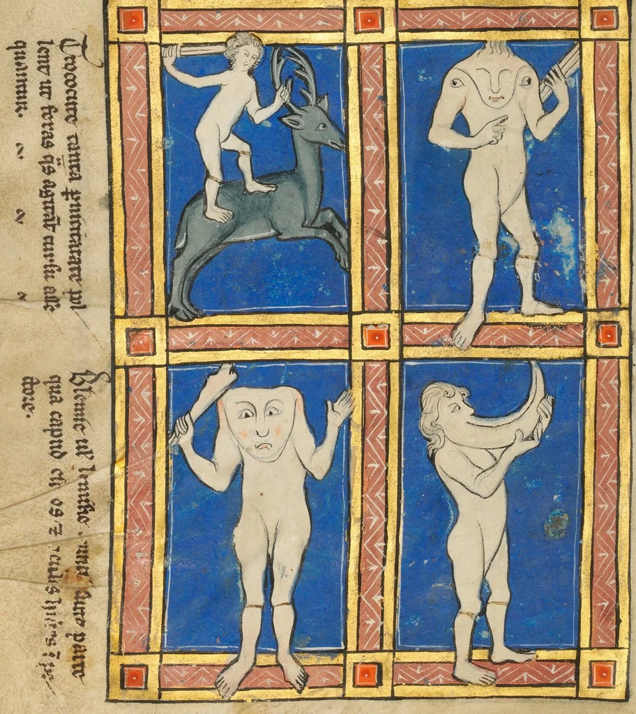 An illustration from De Natura Avium; De Pastoribus et Ovibus; Bestiarium; Mirabilia Mundi; Philosophia Mundi; On the Soul, 1277, leaf 88