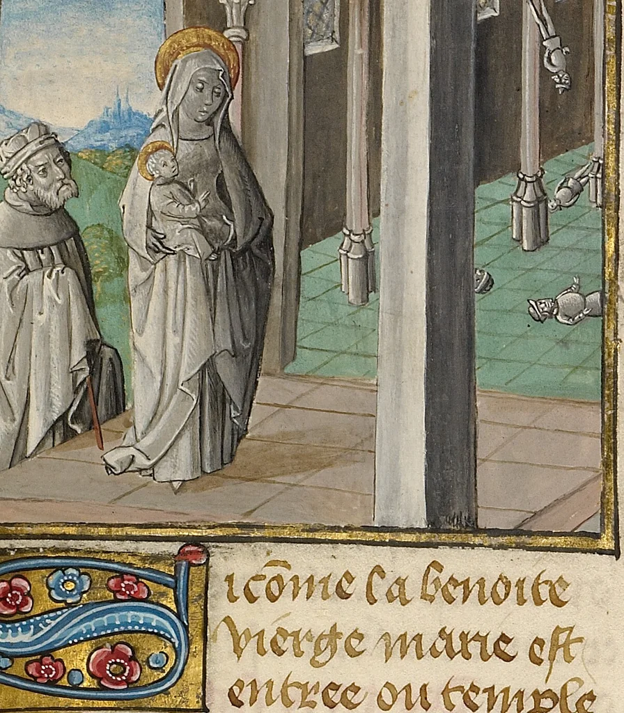 An illustration from Miroir Historial, 2 vols., 1475, leaf 104
