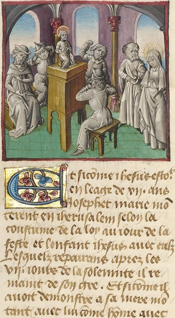 An illustration from Miroir Historial, 2 vols., 1475, leaf 105